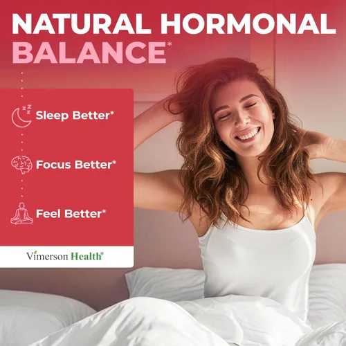 Vista 6 de Harmonía hormonal para mujeres con cohosh negro, Dong Quai y trébol rojo - Equilibrio hormonal natural para mujeres de todas las edades - Apoya