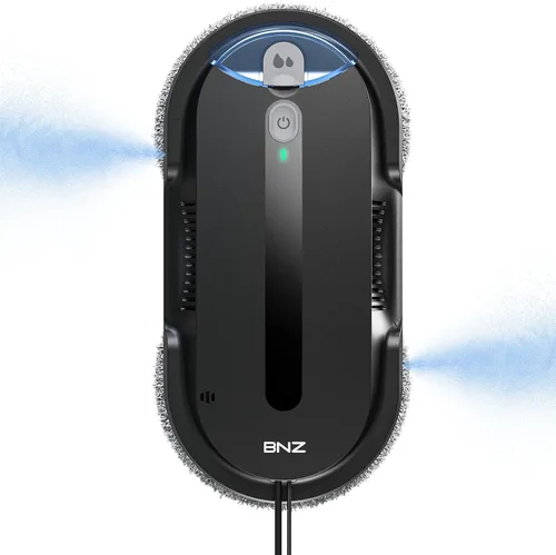 Vista 9 de BNZ Robot Limpiador de Ventanas Inteligente, Limpiador de Ventanas con Turbo Doble y Doble Espray Automático con Múltiple Sistema de Seguridad