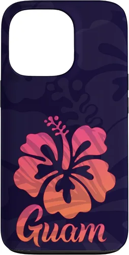 Vista 10 de Guam Hibiscus Flower Hafa Adai Guamanian Island Pride Case for iPhone 17