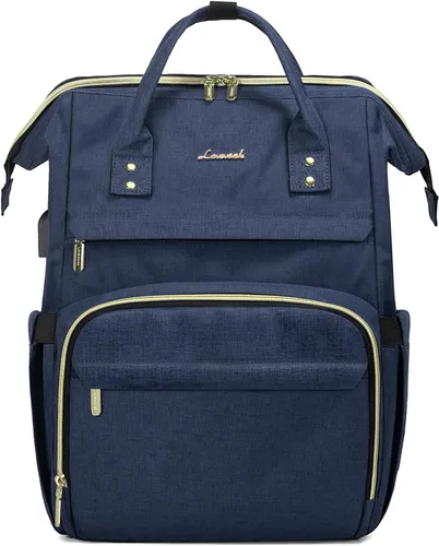 Vista 33 de Mochila para laptop LOVEVOOK para mujer, Negro, Mochilas Daypack