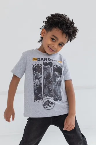 Vista 2 de Jurassic Park Paquete de 3 camisetas gráficas para niños pequeños a grandes