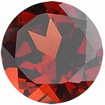 Vista 2 de Mysticdrop 0.50-1.01 Cts de 0.197x0.197 in Granate redondo AAA (1 pc) Piedra preciosa suelta, Gema, granate