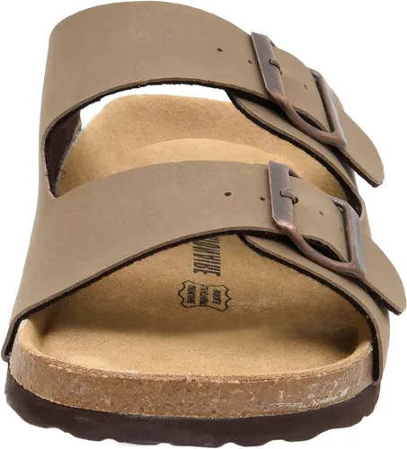 Vista 2 de CUSHIONAIRE Sandalia con plantilla de corcho Lane para hombre con +Comfort