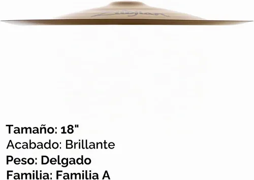 Vista 2 de Zildjian A0354 18 "Un platillo alto de China