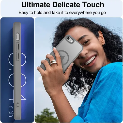 Vista 677 de MOCCA - Funda magnética resistente para iPhone XR de 6.1 pulgadas, compatible con MagSafe, funda con protección contra caídas de grado militar