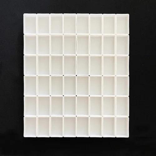 Vista 18 de FCLUB Sartenes vacías de acuarela – 20 sartenes completas (3ml) y 20 sartenes medias (2ml), sartenes de pintura de acuarela de plástico rellenables