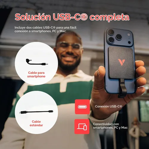 Vista 6 de Verbatim SSD portátil Snapback Ultra Slim de 512 GB, compatible con USB-C
