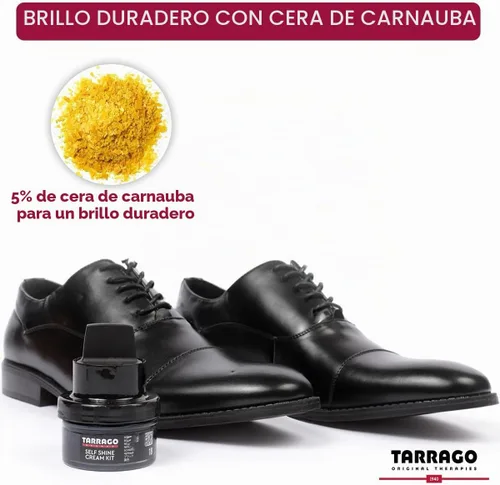 Vista 2 de Tarrago Self Shine - Kit de crema para zapatos y botas de cuero Ámbar marrón
