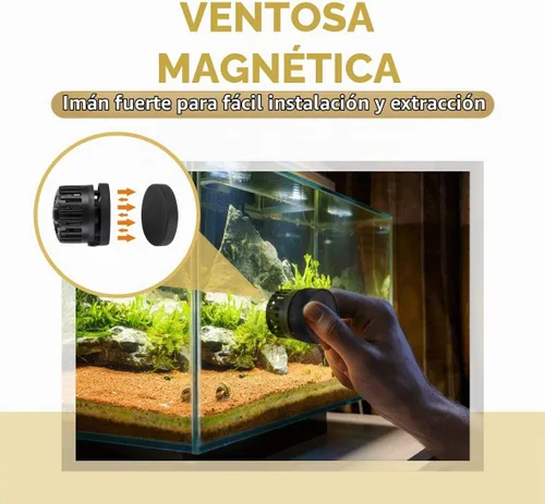 Vista 2 de hygger Mini Wave Maker - Cabezal magnético de CC para acuario con controlador de pantalla LED para tanque de agua salada, bomba de circulación
