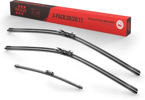 Vista 89 de BERG REGEN Escobillas limpiaparabrisas de 15"+15" con escobilla trasera de 13" - Juego de repuesto automotriz para Jeep Wrangler JK 2008 2009 2010