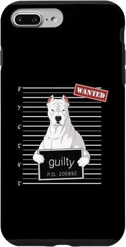 Vista 9 de iPhone 15 Dogo Argentino mug shot guilty dog Case