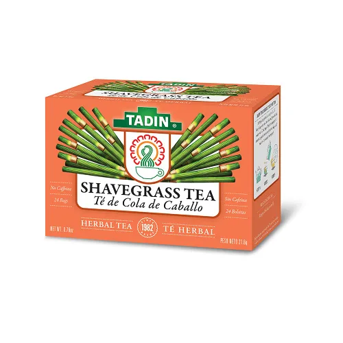 Vista 2 de Tadin Té de hierbas Shavegrass. Sin cafeína. 24 bolsas de té. 0.84 oz. Paquete de 3