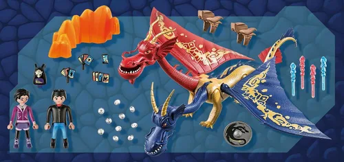 Vista 6 de Dragones de Playmobil Nine Realms: Wu, Wei y Jun