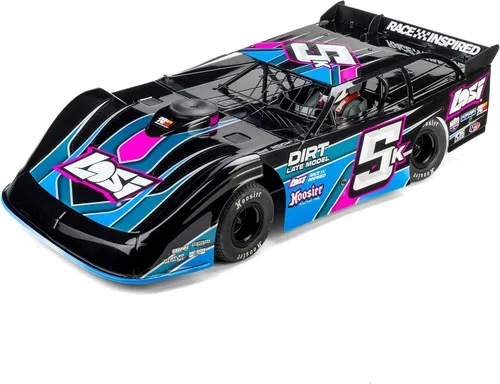 Vista 7 de Losi 22S RC Car Dirt Modelo tardío, azul, 1/10 2WD RTR Dirt Oval