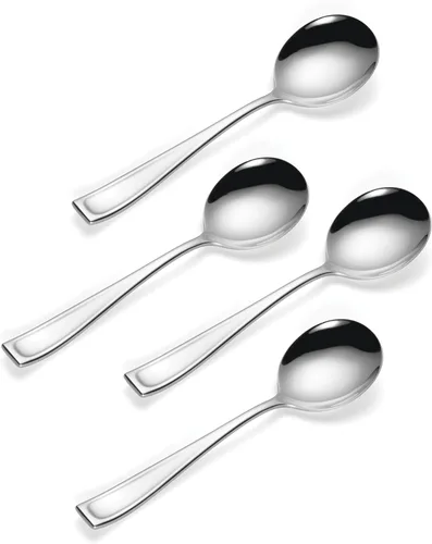 Vista 38 de Oneida Moda Champagne Satin 20-Piece Silverware Set for 4, Flatware