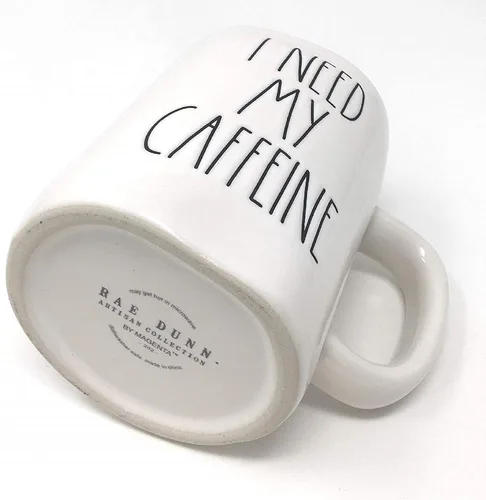 Vista 2 de Nueva taza de café Rae Dunn By Magenta"I Need My Caffeine