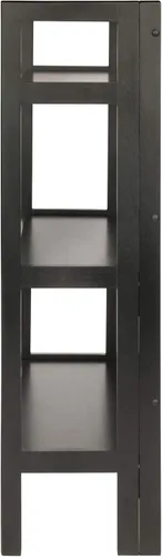 Vista 5 de Winsome Torino - Estantería plegable de 3 piezas con cestas de tela, color negro (20306)