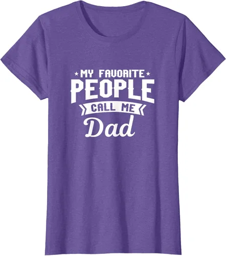 Vista 22 de My Favorite People Call Me Dad - Camiseta divertida, Negro, S