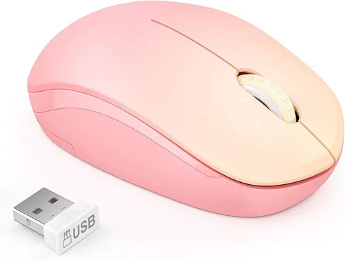 Vista 10 de Seenda - Ratón inalámbrico de 2.4G, con nanoreceptor USB, clic silencioso para computadora, portátil, PC, tableta, Mac - Negro