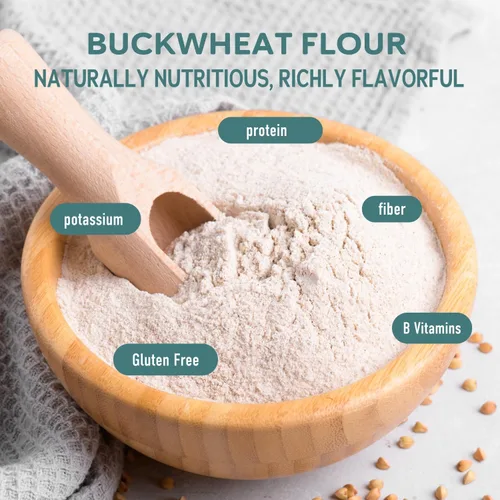 Vista 4 de Fairhaven Mill Harina de trigo sarraceno orgánico, 2 libras Grano entero, naturalmente sin gluten, certificado orgánico USDA, cultivado y molido