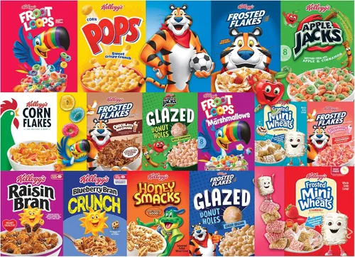 Vista 13 de RoseArt - Kellogg's - Anuncios de cereales - Rompecabezas de 1000 piezas para adultos