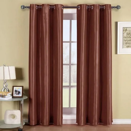 Vista 18 de Royal Tradition Cortinas opacas de 42 x 96 pulgadas, juego de 2 paneles de cortinas blancas con aislamiento térmico para oscurecer la habitación