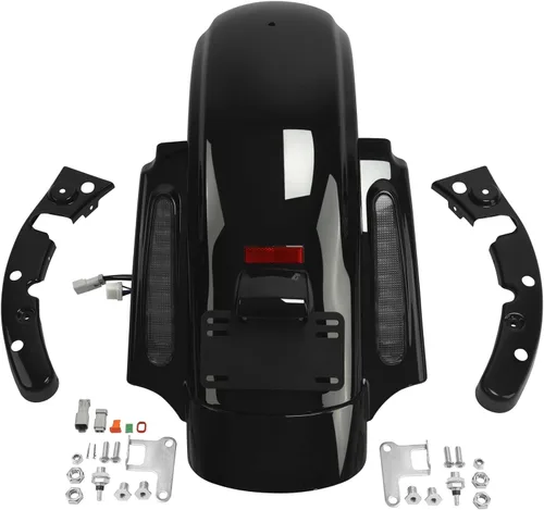 Vista 10 de TCMT Juego de fascia de guardabarros trasero compatible con Harley Touring Road King CVO Road Glide Ultra Classic Electra Glide Street Glide