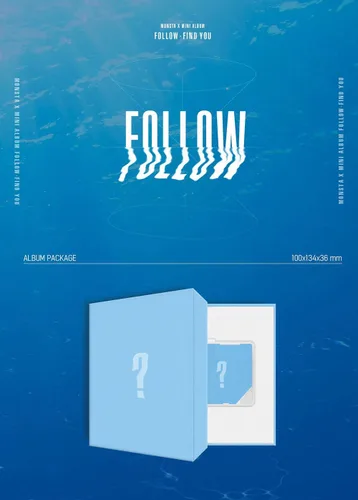 Vista 2 de Starship Entertainment [Álbum KIHNO] Monsta X - Follow - Find You KIHNO KIT+Postal+Tarjeta de Título y Crédito+Juego de Tarjeta de Fotos para 7