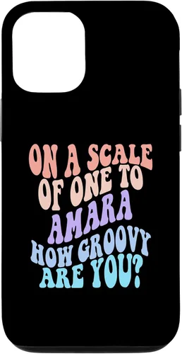 Vista 4 de iPhone 14 Pro Max AMARA Cute Retro Girls Groovy AMARA Personalized Name Case