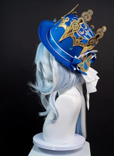 Vista 7 de Genshin Impact Cosplay Furina - Conjunto de disfraz de cosplay de forma blanca