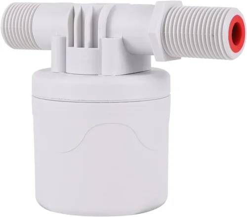 Vista 5 de Valve 1/2" Thread Automatic Water Level Control Valve Tower Float Ball Valve Installed Inside Upper Water Inlet Liquid Level Valve 1Pc(Type A)