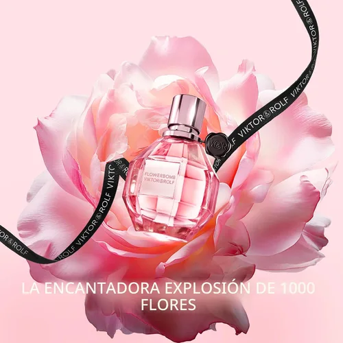 Vista 3 de Viktor&Rolf - Flowerbomb Eau de Parfum - Perfume para mujer - Floral y amaderado - Con notas de vainilla, jazmín y rosa