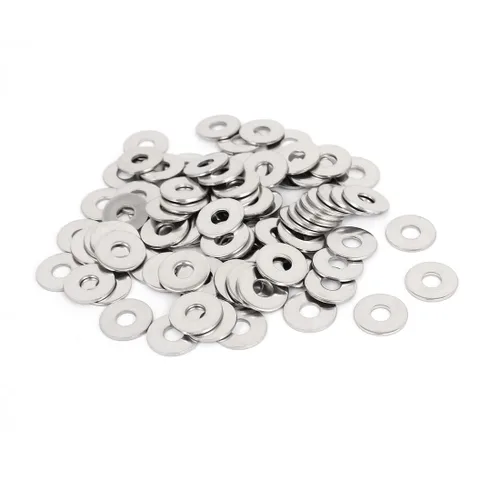 Vista 9 de uxcell Arandela plana sellada de acero inoxidable M1.0.236 x 0.012 in para tornillo de perno 100Pcs