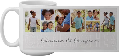 Vista 5 de Let's Make Memories Taza personalizada – Best Moms Get Promoted to Grandma Taza de café personalizada – para abuelas – Personalizar con nombres