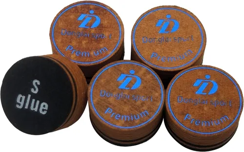 Vista 2 de 5PCS Packed Premium Laminated Billiard Cue Tips, Laminated Pool Cue Tips, Max Grip Power Cue Tips