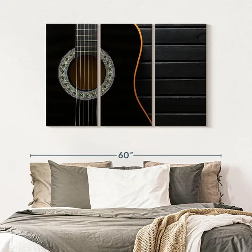Vista 113 de Elephant Stock BW - Reproductor de discos de vinilo para pared, lienzo horizontal, decoración de pared de sala de estar de 3 piezas, impresión