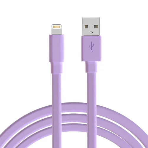 Vista 10 de TalkWorks Cable de carga Lightning plano compatible con iPhone 14/Plus/Pro/Pro Max, 13/Mini/Pro/Pro Max, 12/Pro/Pro Max/Mini, 11/Pro/Pro Max, XR