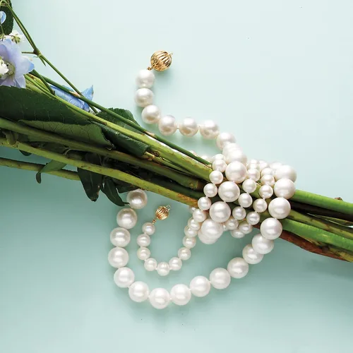 Vista 8 de Ross-Simons 11-12mm Cultured Pearl Necklace With 14kt Yellow Gold