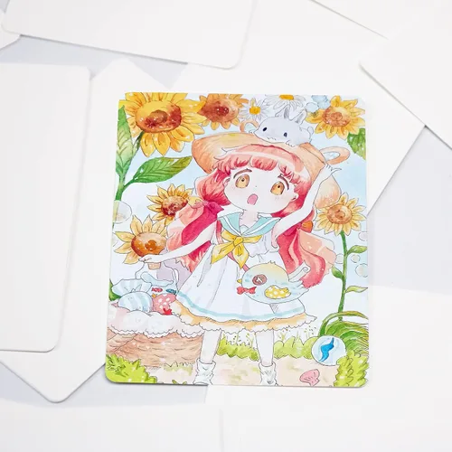 Vista 7 de IMAGAME Naipes blancos en blanco, 180 unidades, tamaño de póquer, perfectas para tarjetas flash de bricolaje, crea tu propio juego, estudia