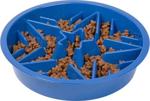 Vista 10 de Leash Boss Tazones de Alimentación Lenta para Perros - 1.5 Tazas, Cuenco de Comida para Perros Tipo Rompecabezas con Orificios de Alimentación, Se
