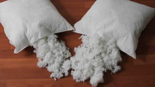 Vista 2 de Relleno de fibra de poliéster, para rellenar peluches, almohadas, pufs