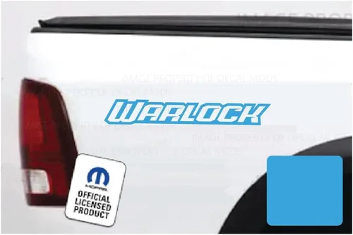 Vista 8 de Adhesivo gráfico Warlock Bedside para Dodge Ram (juego de 2) [rosa bebé] - CSOFTPINK SD3W0