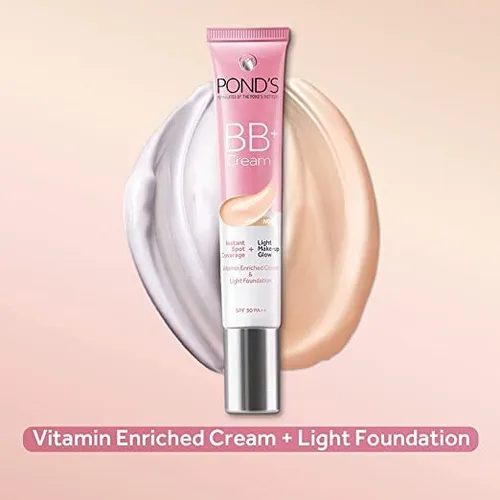 Vista 5 de Abseits BB+ Cream, cobertura instantánea de manchas + maquillaje ligero resplandor, luz, 0.75 onzas