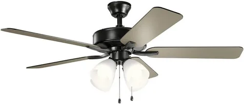 Vista 5 de 330016MWH Basics Pro Premier - Ventilador de techo de 52 pulgadas con luces LED, color blanco mate