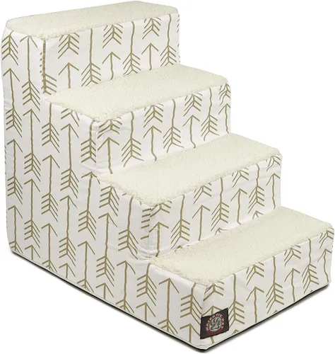 Vista 38 de Majestic Pet - Escaleras portátiles para mascotas suave escalón de espuma de sherpa escalones para perros y gatos rampa para cachorros