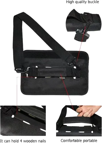Vista 3 de Bolsa organizadora de bolsas de golf de viaje, bolsas para palos de golf para hombres y mujeres, bolsa de transporte pequeña, bolsa de transporte