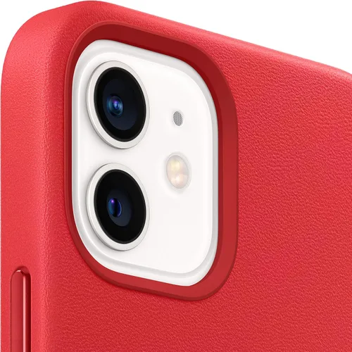 Vista 3 de Funda de silicona para Apple con MagSafe (para iPhone 12 mini) - (PRODUCT)ROJO
