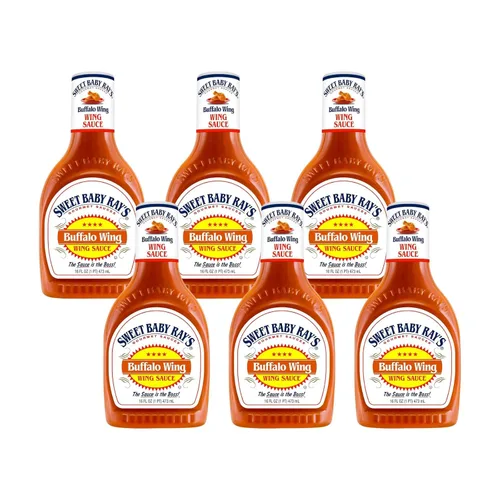 Vista 12 de Sweet Baby Ray's Salsa de alas y glaseado - Buffalo Wing (paquete variado)