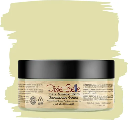 Vista 353 de Pintura para muebles con acabado de tiza Dixie Belle Paint Company - Amatista (4oz) - Pintura mineral de tiza chic púrpura profundo mate