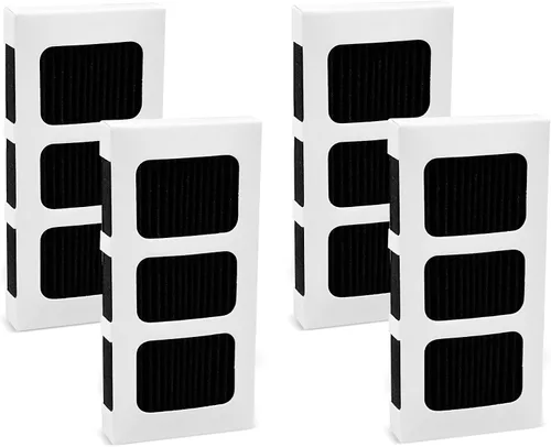 Vista 8 de Paquete de 3 filtros de aire de repuesto para refrigerador AF-2 RAF-2 compatibles con filtro de aire Frigidaire FRGPAAF2 PureAir para refrigerador